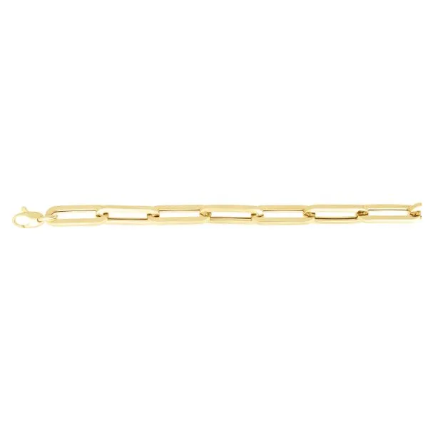 14K 9.6mm Paperclip Chain Tennies Jewelry Appleton, WI