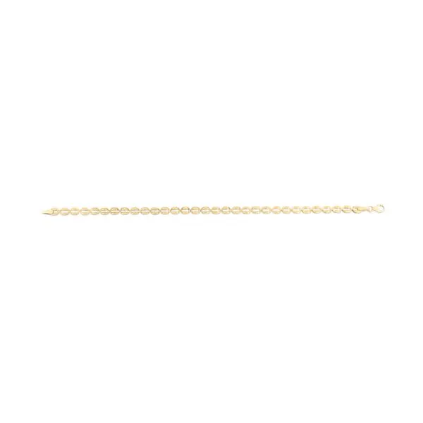 14K Gold Oval Link Bracelet Tennies Jewelry Appleton, WI