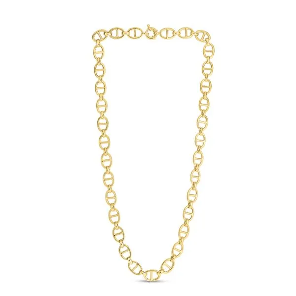 14K Gold 8.8mm Mariner Chain Necklace Tennies Jewelry Appleton, WI