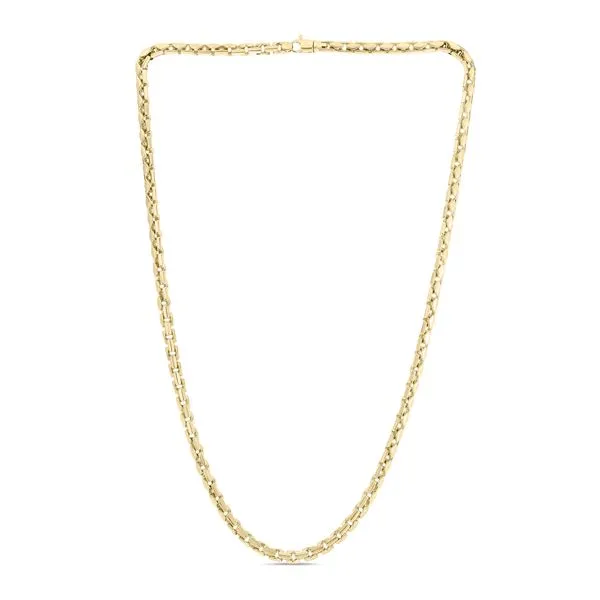 14K 5mm Men's Fancy Box Chain Tennies Jewelry Appleton, WI