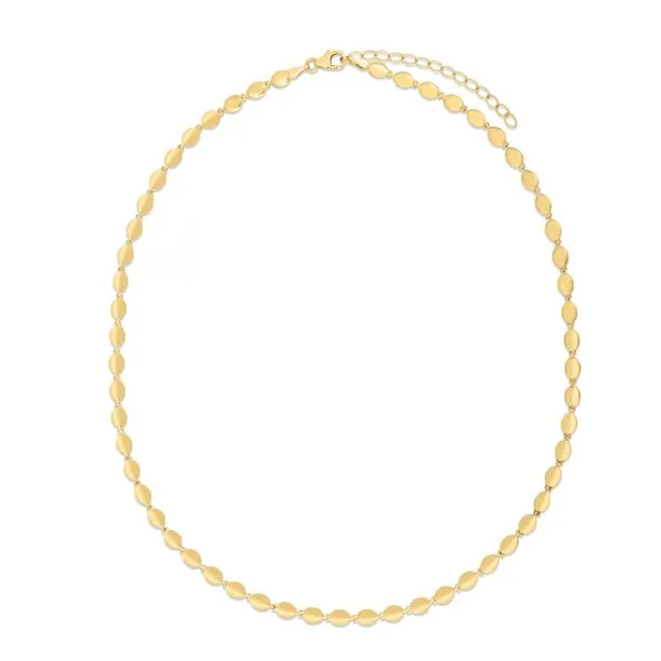 14K Pebble Bead Necklace Alan Miller Jewelers Oregon, OH