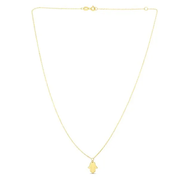 14K Gold Hamsa Necklace Tennies Jewelry Appleton, WI