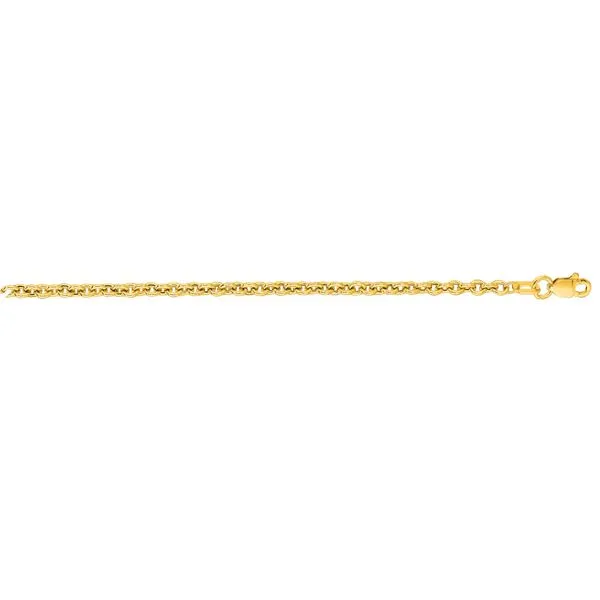 14K Gold 2.9mm Lite Forsantina Chain Tennies Jewelry Appleton, WI