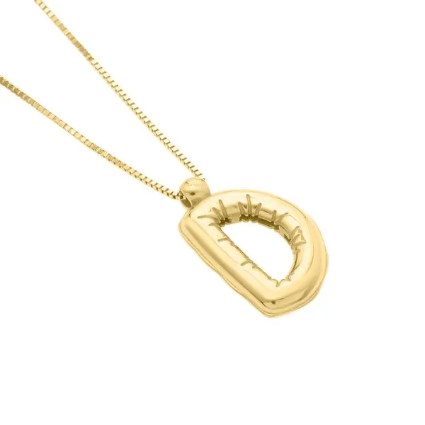 14K Helium Initial D Pendant Scirto's Jewelry Lockport, NY