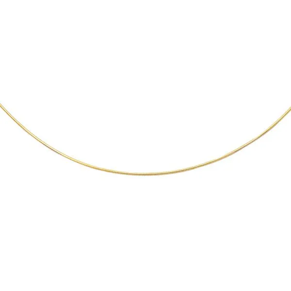 14K Gold 1.5mm Round Omega with Screw Back Lock Tennies Jewelry Appleton, WI