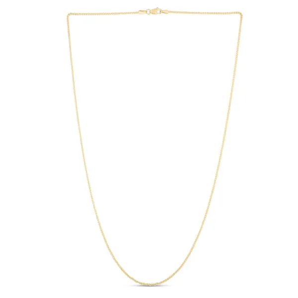 14K Gold 1.2mm Round Wheat Chain  Alan Miller Jewelers Oregon, OH