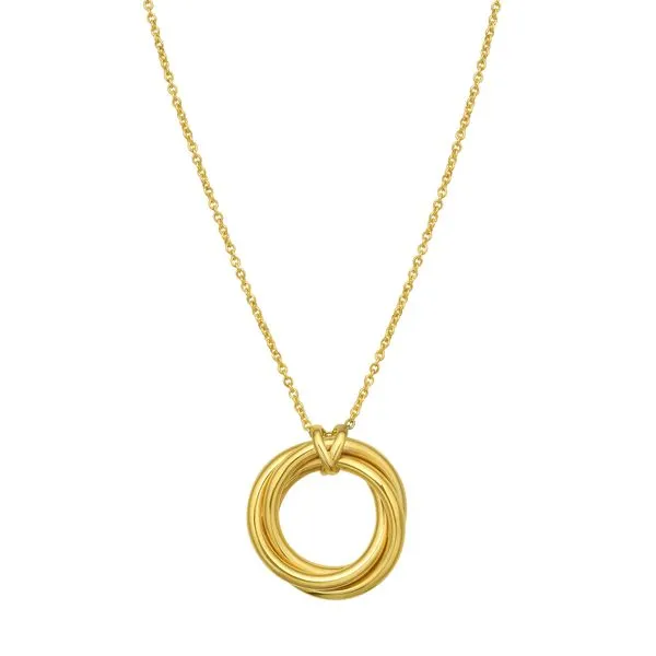 14K Interlocking Large Trinity Necklace Wood's Jewelers Mount Pleasant, PA