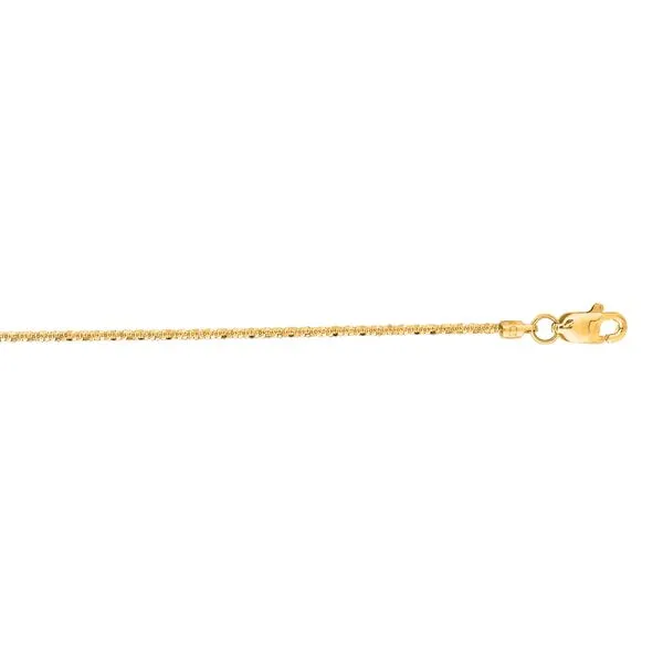 14K Gold 1.1mm Sparkle Chain  Tennies Jewelry Appleton, WI
