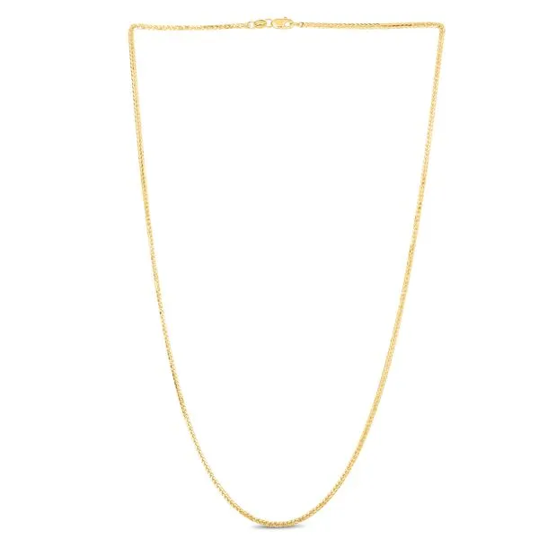 14K Gold 1.8mm Square Wheat Chain  Tennies Jewelry Appleton, WI