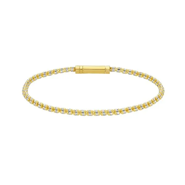 14K 2.74mm Fancy Ice Chain Bracelet  Tennies Jewelry Appleton, WI