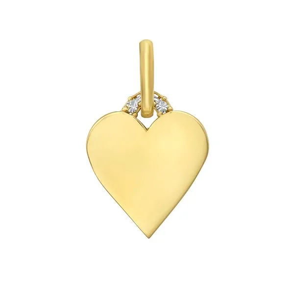 14K Polished Heart Charm Clater Jewelers Louisville, KY