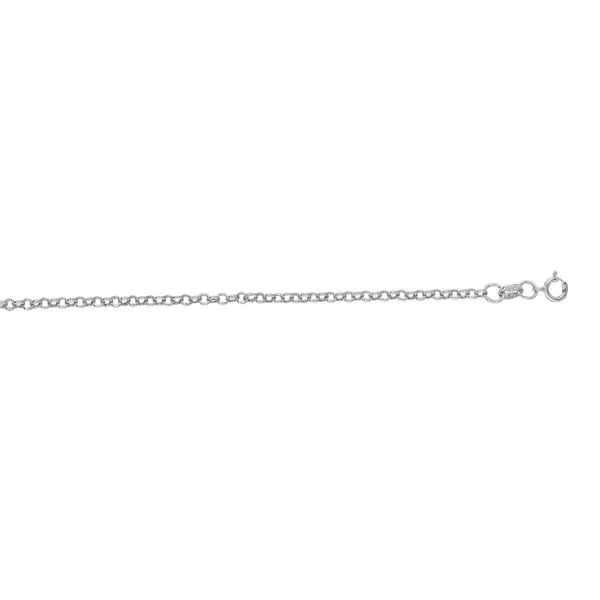 14K Gold 1.9mm Lite Rolo Chain Alan Miller Jewelers Oregon, OH