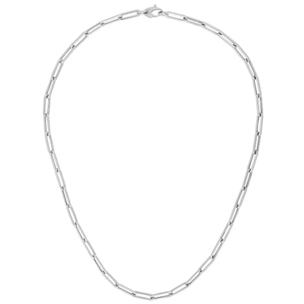 14K Gold 4.2mm Paperclip Chain  Alan Miller Jewelers Oregon, OH