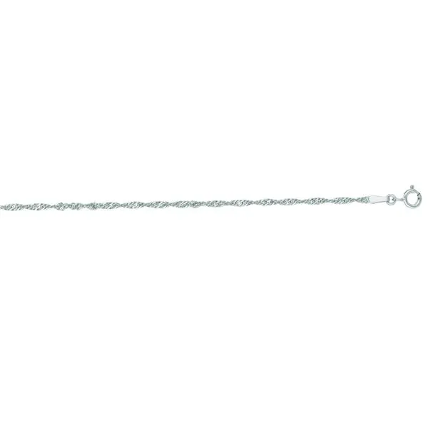 14K Gold 1.8mm Singapore Chain Tennies Jewelry Appleton, WI