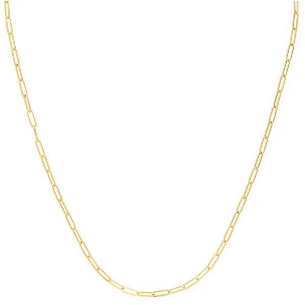 10K Gold 2.5mm Paperclip Chain  Alan Miller Jewelers Oregon, OH