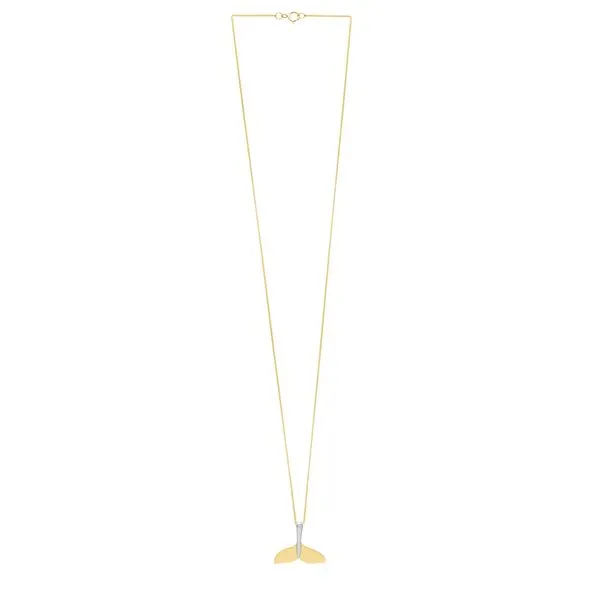 10K Whale Tail Necklace Tennies Jewelry Appleton, WI