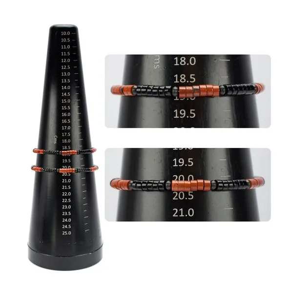 Inferno (Red Jasper / Onyx) Heishi Bead Bracelet Image 4 Thomas A. Davis Jewelers Holland, MI