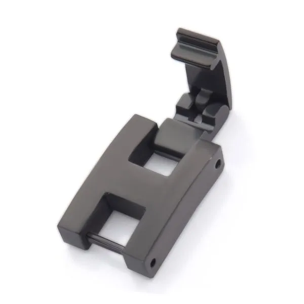 10.35mm Wide Black IP Bracelet Extender with Fold Over Link Clasp Image 3 Cellini Design Jewelers Orange, CT