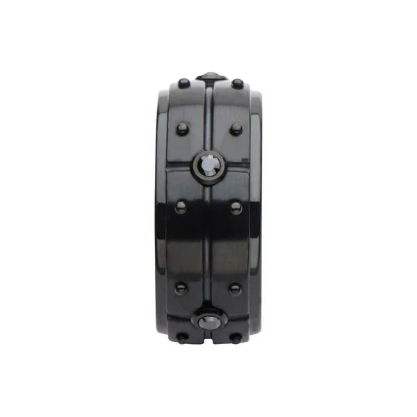 2.5mm Black Genuine Diamond Black IP Ring Image 3 Daniel Jewelers Brewster, NY