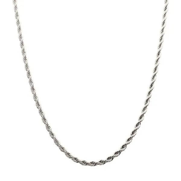 6mm Steel Rope Chain Necklace Image 2 Morin Jewelers Southbridge, MA