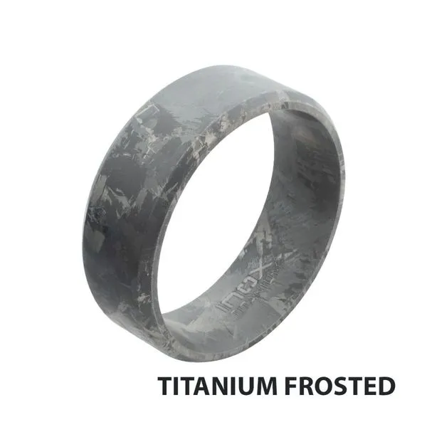 Titanium Beveled Frosted Ring Cellini Design Jewelers Orange, CT