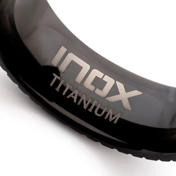 Black IP Titanium Matte Finish Tiremark Comfort Fit Ring Image 4 Woelk's House of Diamonds Russell, KS