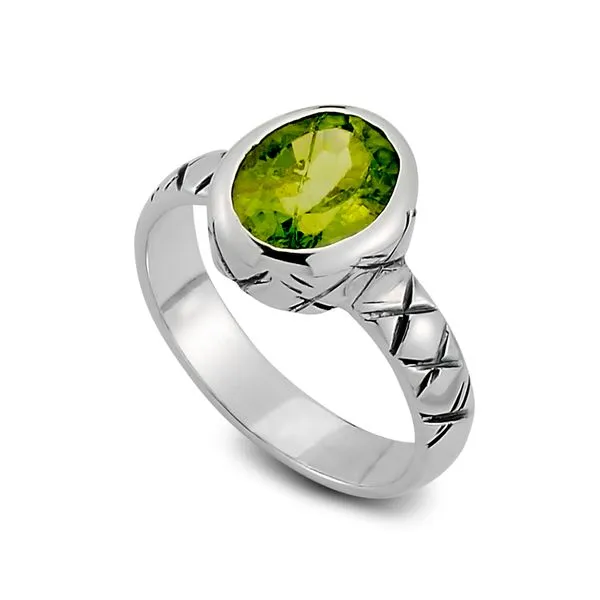 SALAH RING- PERIDOT Banks Jewelers Burnsville, NC