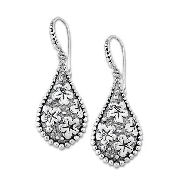 CARVED FLOWER EARRING Shipley's Fine Jewelry Hampstead, MD