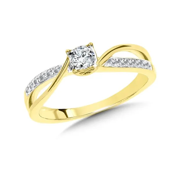 Round Spiral Diamond Engagement Ring Shipley's Fine Jewelry Hampstead, MD