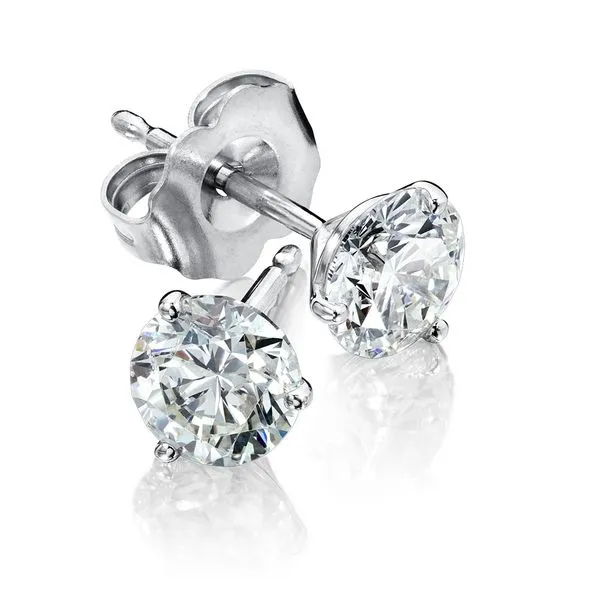 0.75 TDW - Three Prong Diamond Stud Earrings Grayson & Co. Jewelers Iron Mountain, MI