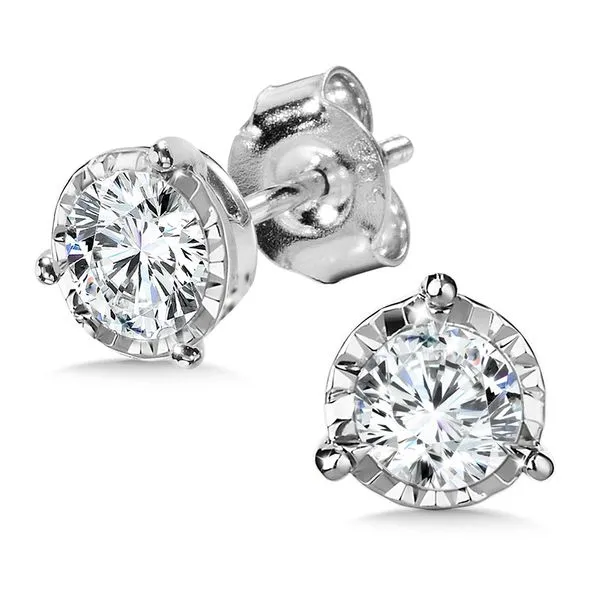 3/4 TDW 3-Prong Diamond Star Studs Grayson & Co. Jewelers Iron Mountain, MI