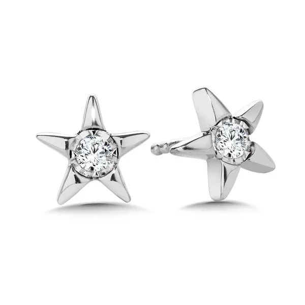Star-Shaped Diamond Star Studs Grayson & Co. Jewelers Iron Mountain, MI