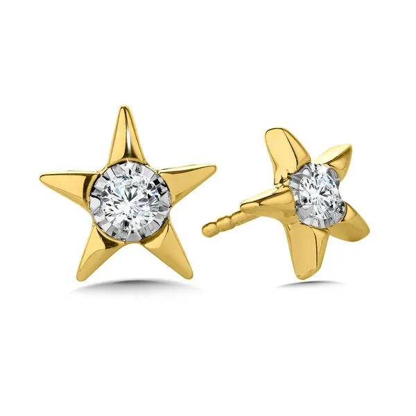 Star-Shaped Diamond Star Studs Shipley's Fine Jewelry Hampstead, MD