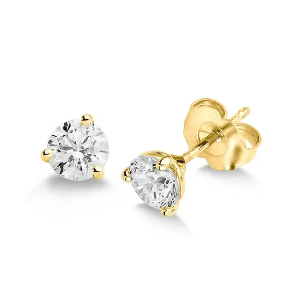 3/4 TDW 3-Prong Screw Back Diamond Stud Earrings Grayson & Co. Jewelers Iron Mountain, MI