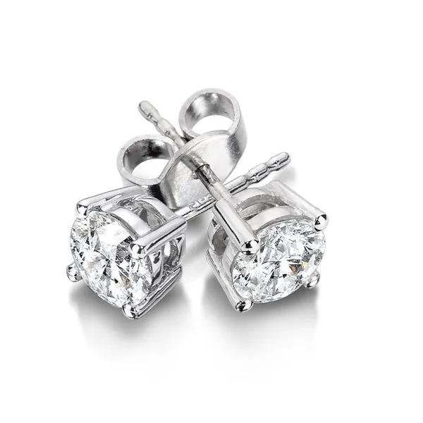 1 1/2 TDW 4-Prong Diamond Stud Earrings Grayson & Co. Jewelers Iron Mountain, MI