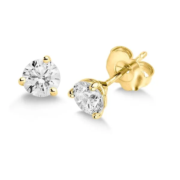 0.25 TDW - Three Prong Diamond Solitaire Earrings Grayson & Co. Jewelers Iron Mountain, MI