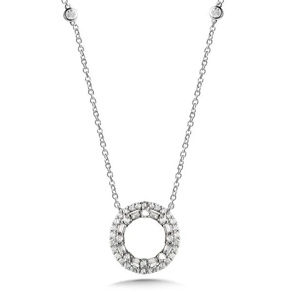 Circular Baguette Diamond Necklace Grayson & Co. Jewelers Iron Mountain, MI