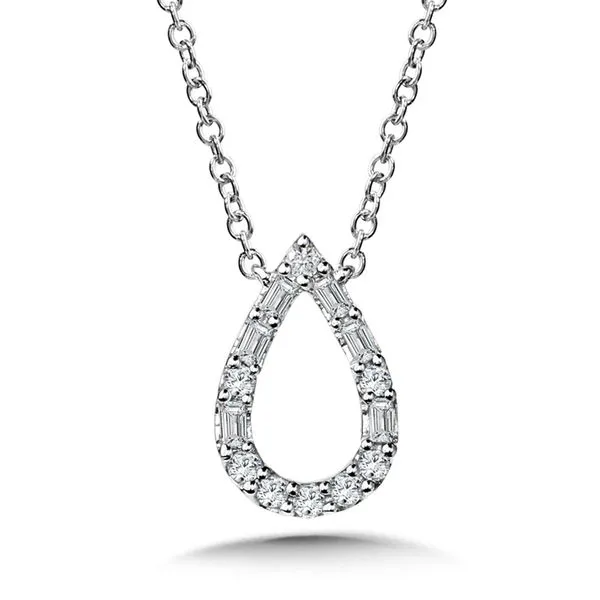 Pear-Shaped Baguette Diamond Necklace Grayson & Co. Jewelers Iron Mountain, MI