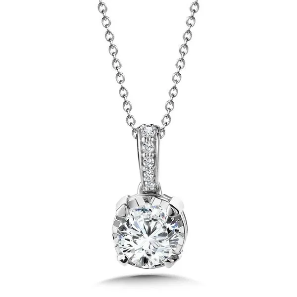 Diamond Star Solitaire Pendant (1/2 ctw) Image 2 Grayson & Co. Jewelers Iron Mountain, MI
