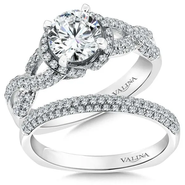 Spiral Style Engagement Ring Image 3 The Jewelry Source El Segundo, CA