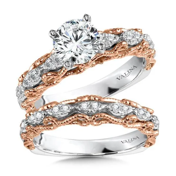 Vintage Layered Diamond Engagement Ring Image 4 The Jewelry Source El Segundo, CA