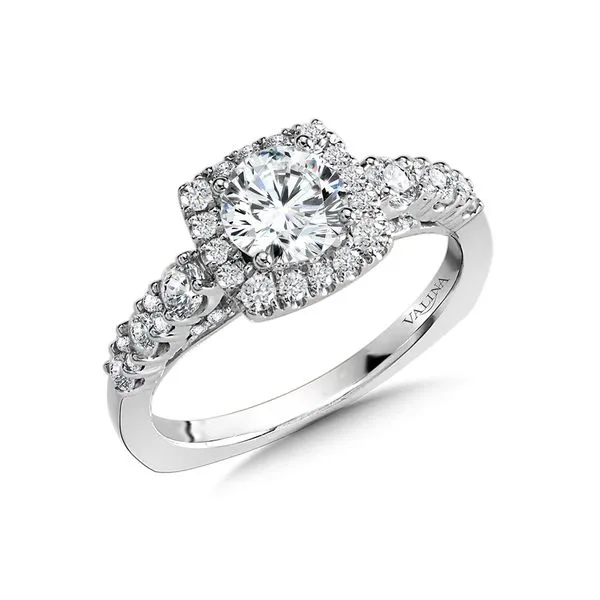 Cushion-Shaped Halo Diamond Engagement Ring Midtown Diamonds Reno, NV