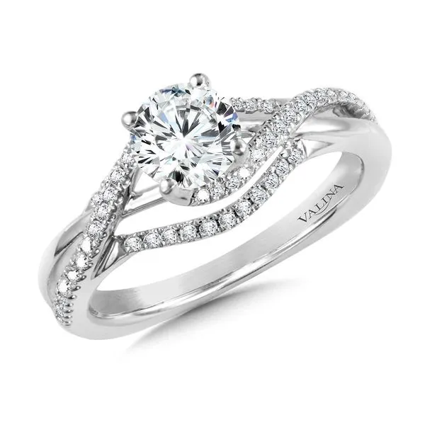 Spiral Diamond Engagement Ring Gold Mine Jewelers Jackson, CA