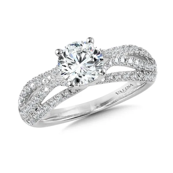 Split Shank Diamond Engagement Ring Sanders Jewelers Gainesville, FL