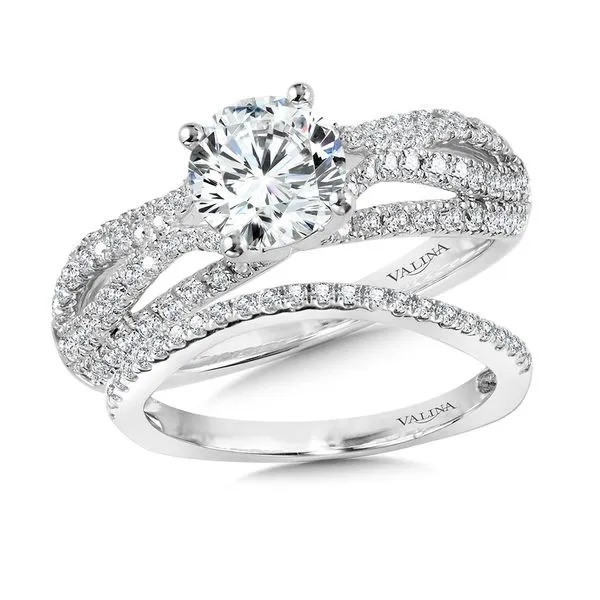 Split Shank Diamond Engagement Ring Image 3 Sanders Jewelers Gainesville, FL