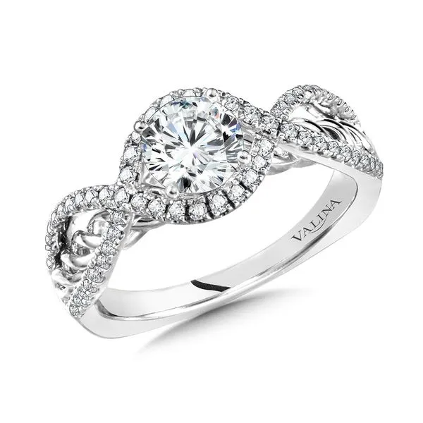 Spiral Diamond Engagement Ring Midtown Diamonds Reno, NV