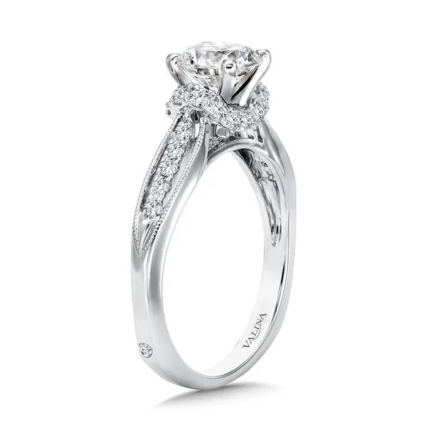 Vintage Milgrain Diamond Engagement Ring Image 2 Midtown Diamonds Reno, NV