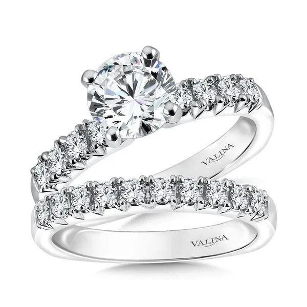 Straight Diamond Wedding Band Image 2 The Jewelry Source El Segundo, CA