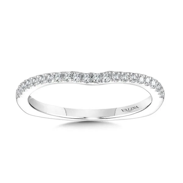Curved Diamond Wedding Band Gold Mine Jewelers Jackson, CA