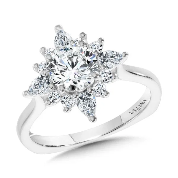Star Halo Diamond Engagement Ring Midtown Diamonds Reno, NV